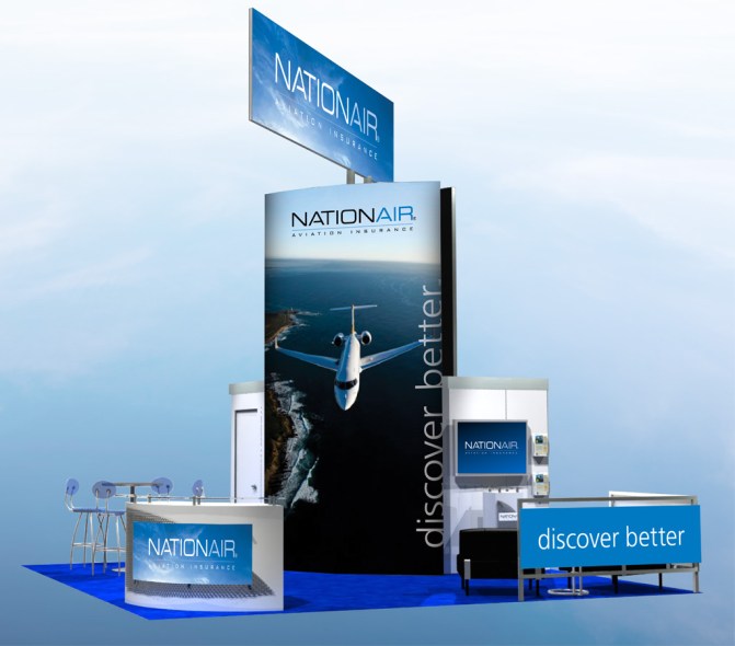 NationAir tradeshow booth